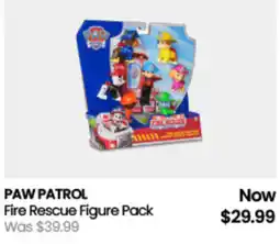 Myer PAW PATROL Fire Rescue Figure Pack offer