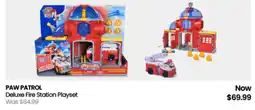 Myer PAW PATROL Deluxe Fire Station Playset offer
