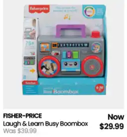 Myer FISHER-PRICE Laugh & Learn Busy Boombox offer