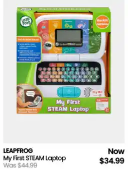 Myer LEAPFROG My First STEAM Laptop offer