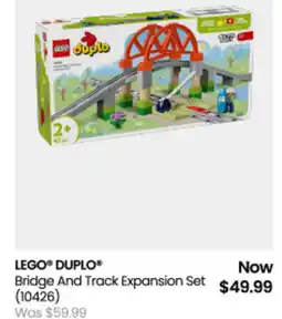 Myer LEGO DUPLO Bridge And Track Expansion Set offer