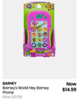 Myer Barney's World Hey Barney Phone offer