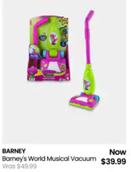 Myer Barney's World Musical Vacuum offer