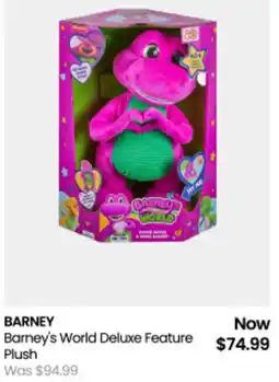 Myer Barney's World Deluxe Feature Plush offer