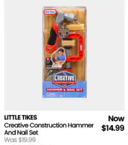 Myer Creative Construction Hammer And Nail Set offer