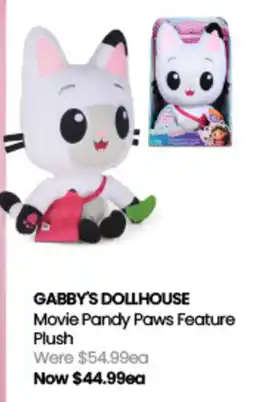 Myer GABBY'S DOLLHOUSE Movie Pandy Paws Feature offer