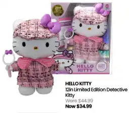 Myer HELLO KITTY 12in Limited Edition Detective Kitty offer