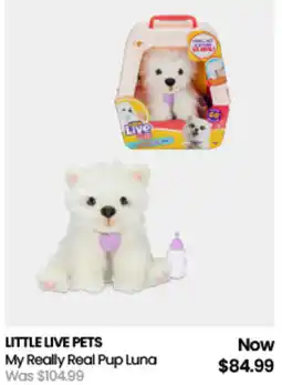 Myer LITTLE LIVE PETS My Really Real Pup Luna offer