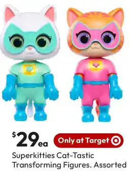 Target Superkitties Cat-Tastic Transforming Figures. offer