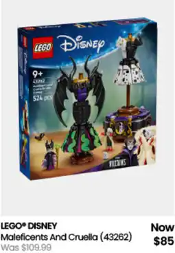 Myer LEGO DISNEY Maleficents And Cruella offer