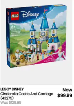 Myer LEGO DISNEY Cinderella Castle And Carriage offer