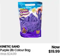 Myer Kinetic sand purple 2lb colour bag offer