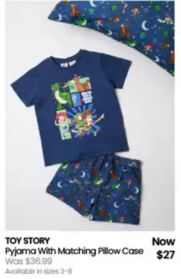 Myer Toy story Pyjama With Matching Pillow Case offer
