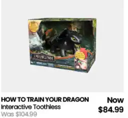 Myer How to train your dragon interactive toothless offer