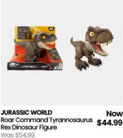 Myer Jurassic world Roar Command Tyrannosaurus Rex Dinosaur Figure offer