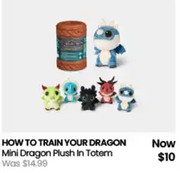 Myer How to train your dragon Mini Dragon Plush In Totem offer