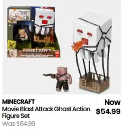 Myer Minecraft Movie Blast Attack Ghast Action Figure Set offer