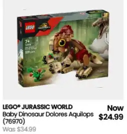 Myer Lego jurassic world Baby Dinosaur Dolores Aquilops offer