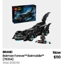 Myer Brand Batman Forever Batmobile offer