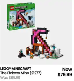 Myer Lego minecraft The Pickaxe Mine offer
