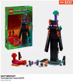 Myer Lego minecraft The Enderman Tower offer