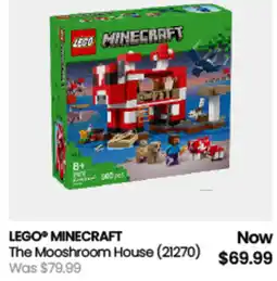 Myer Lego minecraft The Mooshroom House offer