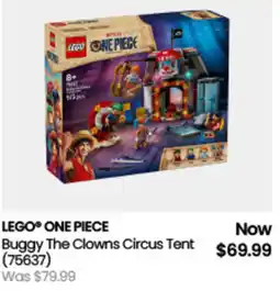 Myer LEGO ONE PIECE Buggy The Clowns Circus Tent offer