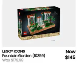 Myer Lego icons Fountain Garden offer