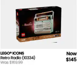 Myer Lego icons Retro Radio offer