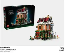 Myer Lego icons tudor corner offer