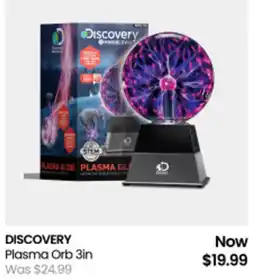 Myer Discovery plasma orb 3in offer