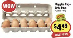 CORNETTS Meggles Cage Eggs offer
