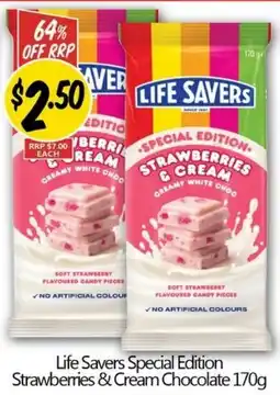 Not Quite Right Life Savers Special Edition Strawberries & Cream Chocolate offer
