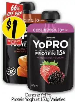 Not Quite Right Danone YoPro Protein Yoghurt Varieties offer