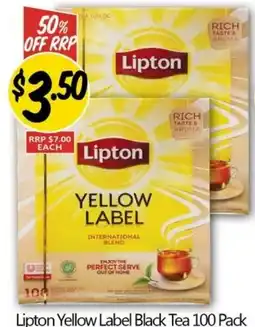 Not Quite Right Lipton Yellow Label Black Tea offer