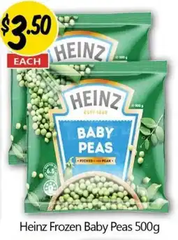 Not Quite Right Heinz Frozen Baby Peas offer