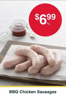 Australian Butchers Store Bbq chicken sausages offer