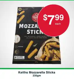 Australian Butchers Store Keiths mozzarella sticks offer