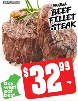 Farmer Jack's Beef fillet steak offer