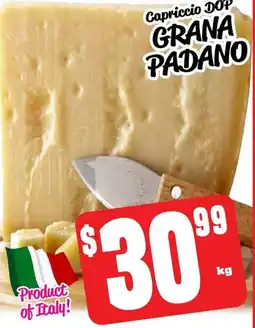 Farmer Jack's Grana padano offer