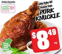 Farmer Jack's Pork knuckle offer