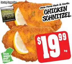 Farmer Jack's Chicken schnitzel offer