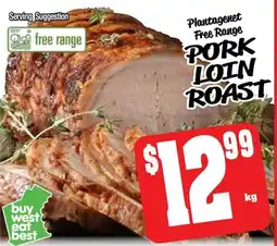 Farmer Jack's Pork loin roast offer