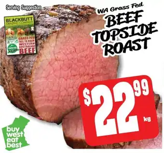 Farmer Jack's Beef topside roast offer