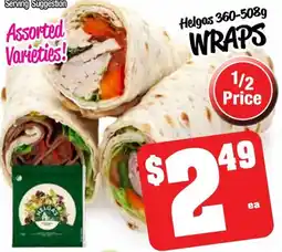 Farmer Jack's Wraps offer