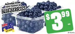 Farmer Jack's Blueberries offer