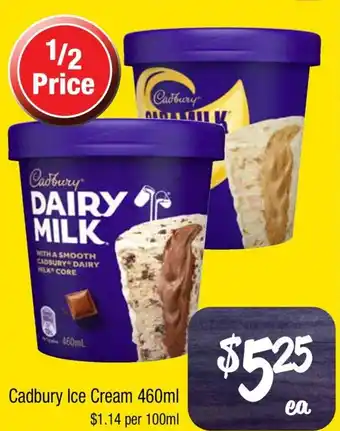 Farmer Jack's Cadbury ice cream offer