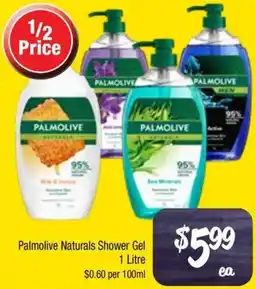 Farmer Jack's Palmolive naturals shower gel offer