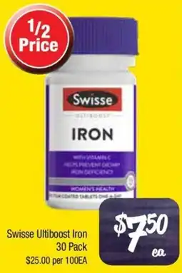 Farmer Jack's Swisse Ultiboost Iron offer