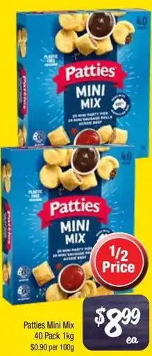 Farmer Jack's Patties mini mix offer